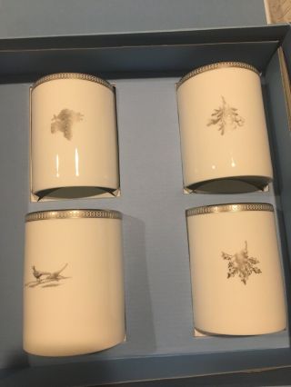 Wedgwood WINTER WHITE Mugs SET / 4 Coffee - - Varied Designs 2