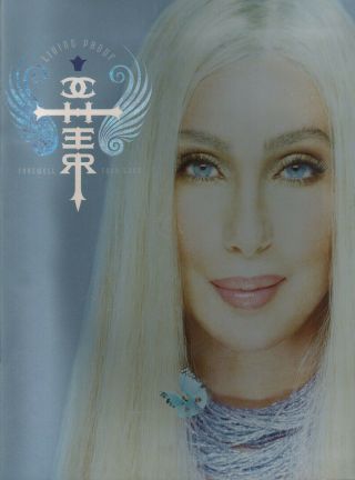 Cher 2002 Living Proof Farewell Tour Concert Program Poster Collectors Book