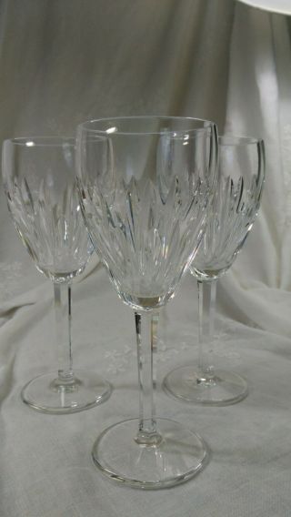Waterford Carina 7 - 1/8 " Wine Claret - - 3 Stems Total