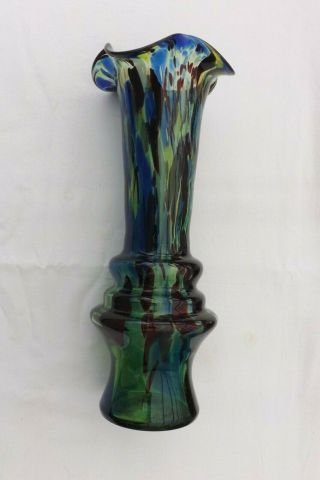 Vintage Italian Murano Glass Vase 36cms High