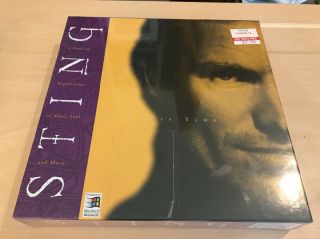 Sting “all This Time” Cd Rom Interactive Video Interviews & Acoustic Songs