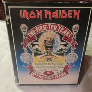 1990 Iron Maiden - First Ten Years 10 Cd Box Set 1990