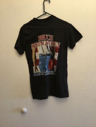 Vintage Bruce Springsteen Born In The Usa Tee T Shirt M 38 - 40