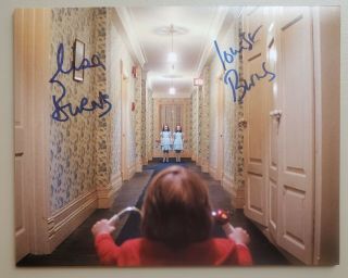 Lisa And Louise Burns Signed 8x10 " The Shining "