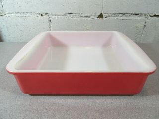 Vintage Pink Pyrex 8 " Casserole Dish 222 D - 33