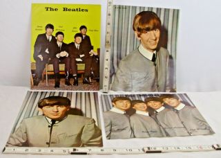 The Beatles Color Photo Shots Grouping X4 1960s