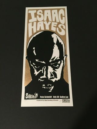 Isaac Hayes Poster - 2004 - Print Mafia S&n Edition Of 50