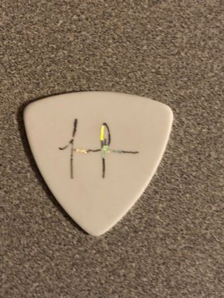 Tool Justin Chancellor 2019 Tour Guitar Pick Logo Signature Band Concert Fear 2