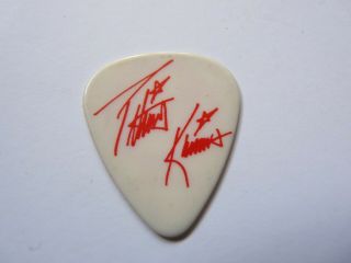 Lita Ford Guitarist Reed On White Tour Issued Guitar Pick