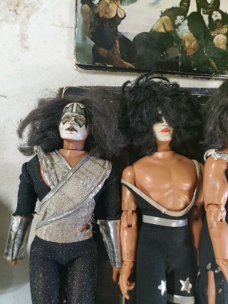 4 KISS Mego Dolls 1978 Figurines 2