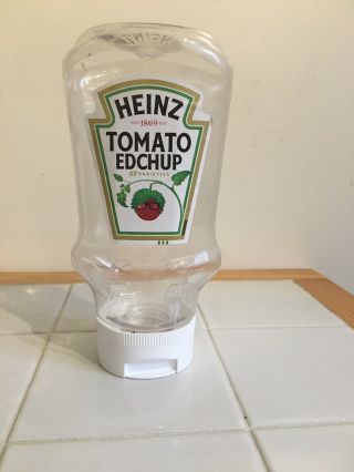 Ed Sheeran Feat.  Heinz Edchup Ketchup Tomato Sauce Limited Edition Empty Bottle