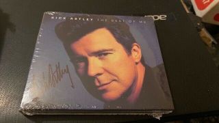 Rick Astley - - - The Best Of Me - - - Autographed - - Rare - - - Uk Cd Double Album
