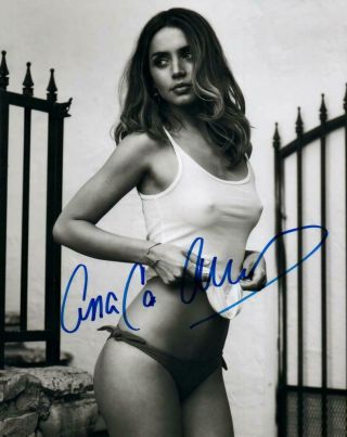 Ana De Armas Signed 8x10 Photo Picture With Great Looking Autographed Pic