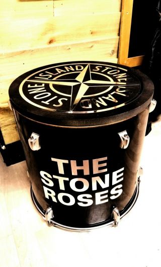 The Stone Roses - Stone Island Upcycled Floor Tom Drum Coffee/side Table