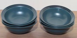 Pfaltzgraff Solstice Green Cereal Bowls Set Of 6 Made In The Usa