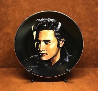 Elvis Presley " Love Me Tender " 1 In The Portraits Of The King Series Plate