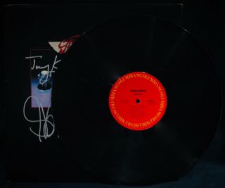 Aerosmith Autographed Rocks Album By Steven Tyler,  Joe Perry & Joey Kramer