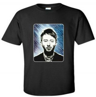 Thom Yorke Radiohead - Best Alt Rock Music Cool Art Adult Tshirt - Ok Computer
