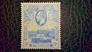 St Helena Sg 91 Variety Lmm Constant Flaw - Scarce And Rare Highly Collectable