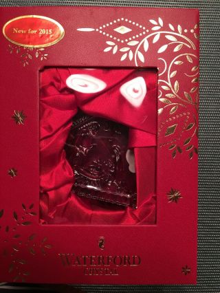 Waterford Crystal Ornament 40005058 Holy Family Nativity 2015