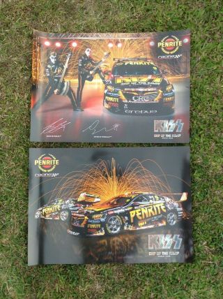V8 Supercars Penrite Erebus Kiss Posters End Of The Road Tour Gene Simmons X 2