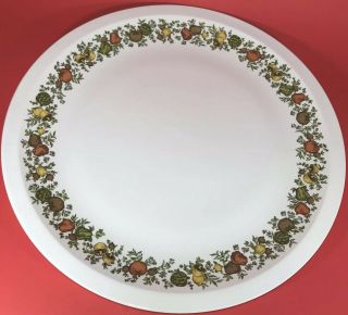 12 Inch Centura By Corning Spice Of Life Vegetable Harvest Platter Plate Vintage
