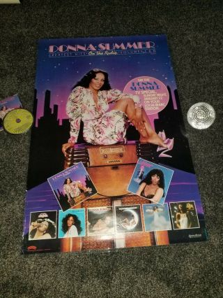 Donna Summer On The Radio Promo Casablanca Records Poster