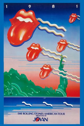 The Rolling Stones American Tour Poster 1981 Promotional 13x19