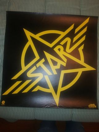 Vintage Poster Advertising The Album Of The Nj Rock/metal Band Named Starz.