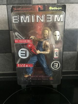 Eminem Action Figure My Name Is Artasylum Collectable Chainsaw