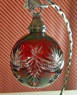 Waterford Crystal Winter Wonderland Ruby Red Ornament