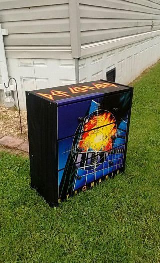 Custom Made 3 Drawer DEF LEPPARD Chest Nightstand 80 ' s Rock and Roll GIFT 2