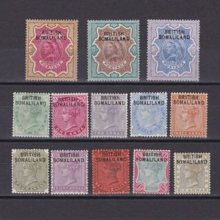 Somaliland 1903,  Sg 1 - 13,  Cv £130,  Mh