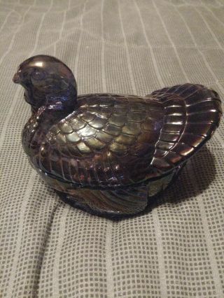 Imperial Irradescent Turkey Candy Dish