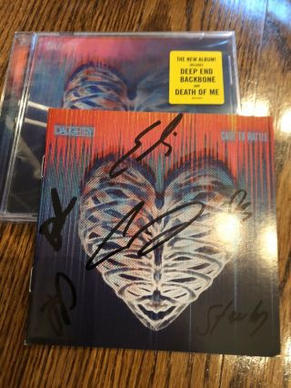 Chris Daughtry Signed Cd Cage To Rattle Autographed