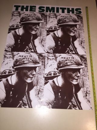 The Smiths Morrissey Johnny Marr Meat Is Murder Album Cover Poster 24x33