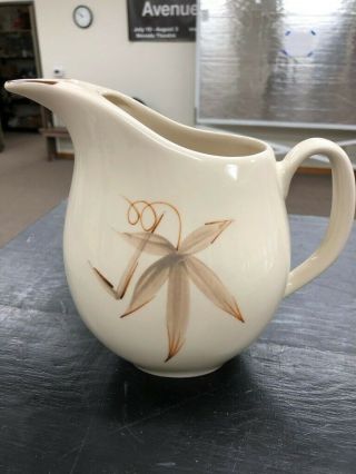 Winfield China Passion Flower Pitcher 64 Ounce Mid Century Porcelain Dinnerware