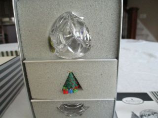 Rare Waterford Crystal Jewels Christmas Tree & Egg With Box