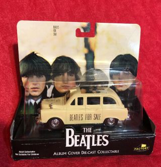 The Beatles Die Cast Taxi  - Album Cover Die Collectable Collectible