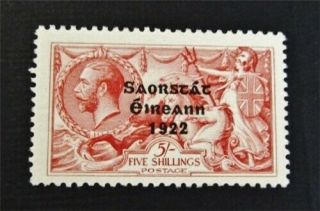 Nystamps British Ireland Stamp 57 Og H $105