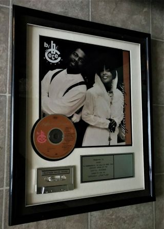Bebe & Cece Winans 1991 Riaa Platinum Sales Award For " Different Lifestyles "
