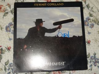 Stewart Copeland Signed Autographed The Rhythmatist Vinyl Lp The Police