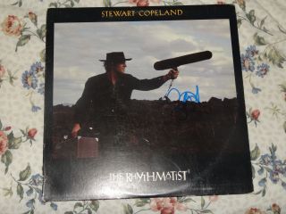 STEWART COPELAND SIGNED AUTOGRAPHED THE RHYTHMATIST VINYL LP THE POLICE 3