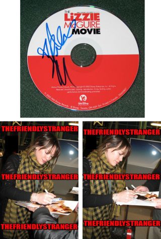 Hilary Duff Signed Autographed " The Lizzie Mcguire Movie " Cd - Proof -