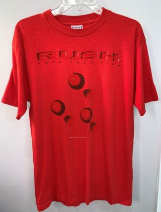 Rush Hold Your Fire Concert Tour T - Shirt Tour 1988 Xlarge