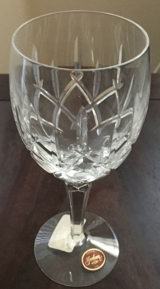 Set Of 10 Gorham Lady Anne Goblet Crystal Made In Germany 7 5/8” Tall.