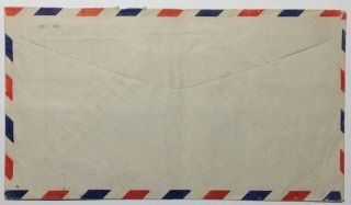 China Airmail Cover Tainan Shantung To USA c.  1940s 2