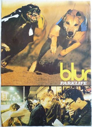 Blur Britpop Band Parklife Vintage Uk Poster