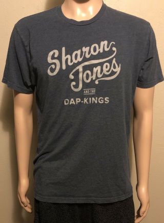 Sharon Jones And The Dap Kings Band Concert Tour Ss Shirt Medium Unisex Blue