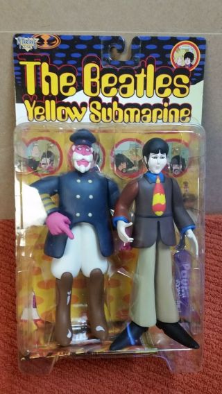The Beatles 1999 Yellow Submarine Paul Mccartney With Captain Fred Figure Moc